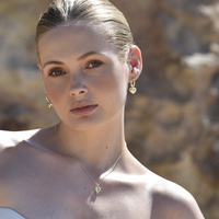 Lavin Classic Love Heart Drop Earrings (Gold Vermeil)