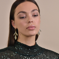 Bexley Sparkle Coral Runway Earrings