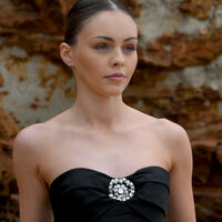 Cancer Artisan Zirconia Pavé Stud Earrings (Silver)