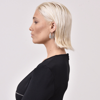 Mavis Silver Chain Bag Earrings