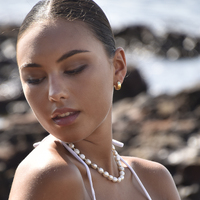 Sunday Chunky Gold Hoop Earrings (18K Gold Vermeil)