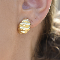 Evonne Croissant-Chic Earrings (Gold)