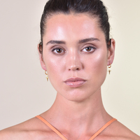 Niko Gold Vermeil Cross Drop Earrings
					