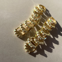 Larisa Dainty Opal Hoop Earrings