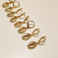 Naomi Gold Shell Earrings