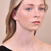 Gemma Gold Filled Dainty Moon Earrings