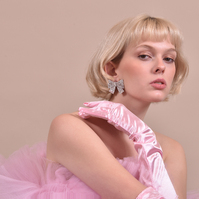 Mon Chérie Diamante Bow Earrings