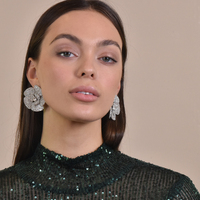 Christabel Diamante Statement Earrings