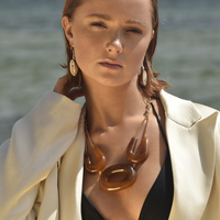 Willow Runway Shell Art Earrings