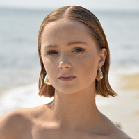 Orsa Chunky Geometric Drop Earrings (Gold)