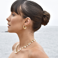 Avalynn Classic Hoop Earrings (Gold)