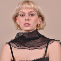 Darlene Contemporary Pearl Art Earrings