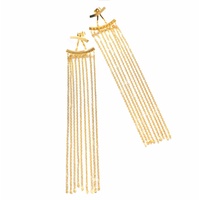 Lizette Luxury Golden Tassel Earrings 