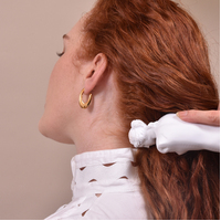 Lowe Modern Gold Curve Earrings