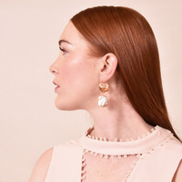 Glory Luxury Baroque Pearl Drop Earrings