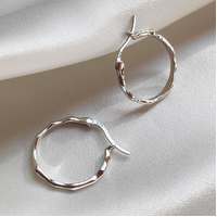 Original Silver Everyday Hoop Earrings
					