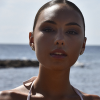 Gabrielle Pastel Diamante Climber Earrings (Green)