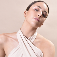 Vianca Artsy Face To Face Earrings (Gold)