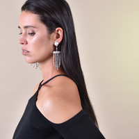 Livia Tassel Glamour Earrings (my ears are pierced)