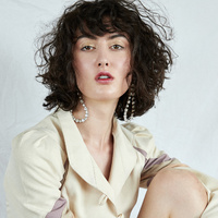 Blake Shimmering Water Drop Earrings (My ears are pierced)
					