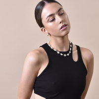 Olli Textured Sculpture Huggie Earrings (Gold Vermeil)