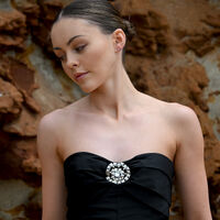 Sagittarius Artisan Zirconia Pavé Stud Earrings (Silver)