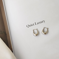 Paloma Solid Silver Bowl Earrings