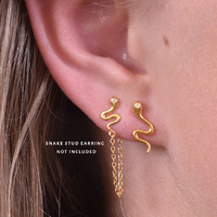 Kalea Gold Filled Snake Chain Earrings