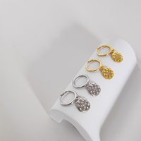 Joslyn Starburst Dainty Hoop Earrings