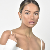 Elea Modern Teardrop Earrings (Silver)