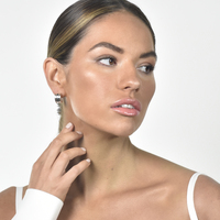 Hani Silver Curved Earrings 