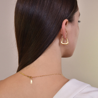 Porter Modern Gold Chic Huggie Earrings