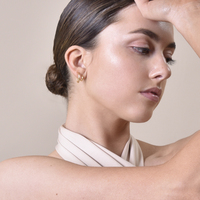 Simone Twin Loop Earrings (Gold Vermeil)