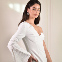 Alora Glamour Ready Zircon Loop Earrings