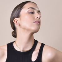 Archer Modern Muse Loop Chain Earrings 