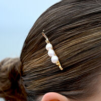 Adva Freshwater Pearl Hair Clip