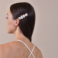 Darya Artisan Irregular Shell Hair Clip
					