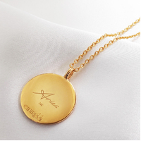 She Is Aries Artisan 24K Gold Zodiac Pendant Necklace
					