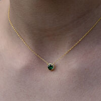 Khloe Diamante Zircon Pendant Necklace (Gold)