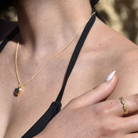 Kindred Heart Pendant Necklace (Gold)
					