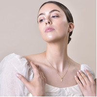 Chinese Love Pendant Necklace (24K Gold Filled)
					