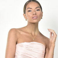 Ziya Sculptural Pearl Pod Pendant Necklace (Gold Vermeil)
					