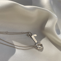 Ash Sculpture Pendant Necklace
					