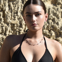 Trust The Flow Artisan Necklace (Silver)
					