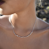 Be The Flow Artisan Necklace (Silver)
					