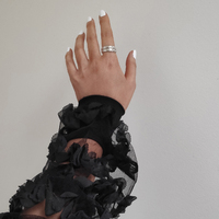 Jecelyn Double Rim Open Ring
					