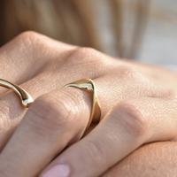 Annika Flow Twist Open Ring 
					