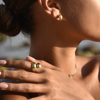 La Frankie Finger Wrap Open Ring
					