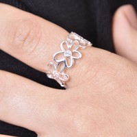 Monet Artisan Blossom Open Ring
					