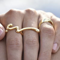 Amira Art Deco Open Ring
					